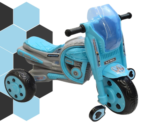 bullet stylish sports bike pedal tricycle for kids(blue) bullet stylish sports bike pedal tricycle for kids(blue)
